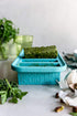 Souper Cubes 1/2-Cup Freezing Tray with lid, makes 6 perfect 1/2 cup portions, freeze pesto, salsa, or sauce