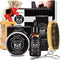Christmas Gifts for Men - Beard Kit for Men's Gifts with Beard Oil, Beard Balm, Beard Brush, Comb, Scissors, Ebook, Stocking Stuffers for Men - Birthday Gifts for Husband Dad Boyfriend Brother Grandpa