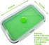 Set of 4 Collapsible Silicone Food Storage Container, Leftover Meal box For Kitchen, Bento Lunch Boxes, BPA Free, Microwave, Dishwasher and Freezer Safe. Foldable Design Saves Your Space.