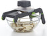 Prepworks by Progressive Compact Mandoline, Features Slice, Julienne and Spiral Cuts and 3 Thicknesses Thin, Medium and Thick, Noodle, Ribbon, Food Slicer, Vegetable Slice