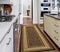 Ottomanson Contemporary Bordered Ottohome Rug, 20 in x 59 in, Chocolate Brown