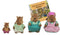 Li'l Woodzeez Bushytails Squirrel Family Set with Storybook