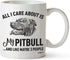 Pitbull Mom Gifts Mug For Christmas Women Men Dad Decor Lover Decorations Stuff I Love Pitbull Coffee Accessories Talking Art Apparel Funny Birthday Gift Home Supplies Products Dog Coffee Cup Mugs