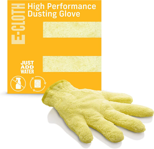 E-Cloth High Performance Dusting Glove, Premium Reusable Microfiber Dusters for Cleaning, 100 Wash Guarantee, 1 Pack