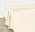 Amazon Basics Ultra-Soft Cotton Flat Sheet - Queen, Ivory