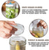 Masontops Pickle Pebble Glass Infinity Weights for Fermenting - Pickling Weight Set - Small/Regular Mouth Mason Jar Fermentation