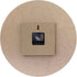 Stonebriar Vintage Coastal Worn Blue 14 Inch Round Battery Operated Wall Clock