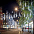 housewife cabinets Meteor Shower Lights,10 Tubes 360 Led 50cm Waterproof Christmas Lights Outdoor, Plug-in Hanging Holiday Fairy String Lights Rain Drop Falling Lights for Xmas Rooftop Patio
