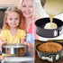 Springform Cake Pans - 4" 7" 9" Non-stick Round Bakeware Cake Pan and 150-piece Parchment Paper Liners (BLACK)