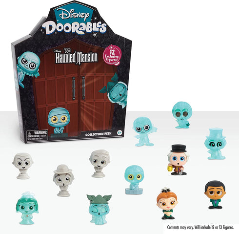 Just Play Disney Doorables The Haunted Mansion Collection Peek, Includes 12 Exclusive Mini Figures, Styles May Vary, Amazon Exclusive