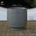 TEANAGOO Pottery Chinese Tea Cup Tea Cup, 5.8 Oz, Junware, TC03 Grey, 4 Pcs/box, Occupied Japan Tea Cups Porcelian Asian Tea Cups No Handles Japanese Tea K Cups