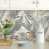NuWallpaper NU2927 Neutral Paradise Peel & Stick Wallpaper, Grey