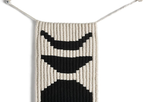 Macrame Wall Hanging Moon Phase Bohemain Home Wall Décor, 10" W x31.5 L