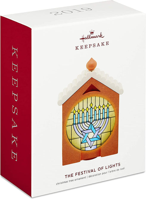 Hallmark Keepsake 2019 Year Dated The Festival of Lights Hanukkah Ornament