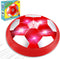 Camlinbo Kids Soccer Toys, Rechargeable Hover Soccer Ball Air Floating Soccer Valentines Gifts for Boy Girl Age 3-12 LED Light Up Toy Foam Bumper Valentines Day Indoor Outdoor Game Kid Toddler (Red)