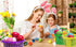 15 PCS Easter Baskets Small with Handles for Kids Egg Hunting-70g Easter Grass Stuffers for Spring Party Crafts Supplies Accessories Decorations Party Favors