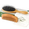 Bristle Hair Brush for Men's and Women's Hair - Boars Hair Brush for Thick Thin Curly Fine Hair - Detangling Brush Set with Wooden Hairbrush Bamboo Comb and Travel Bag