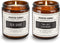 Sage Candles, Scented Candle Gifts for Women, 2 Pack 14.4 Oz Soy Candle Set, Lavender Candle & Sage Candle Set, Scented Candles for Cleansing, Candle Gift Set for Women with Amber Glass