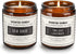 Sage Candles, Scented Candle Gifts for Women, 2 Pack 14.4 Oz Soy Candle Set, Lavender Candle & Sage Candle Set, Scented Candles for Cleansing, Candle Gift Set for Women with Amber Glass