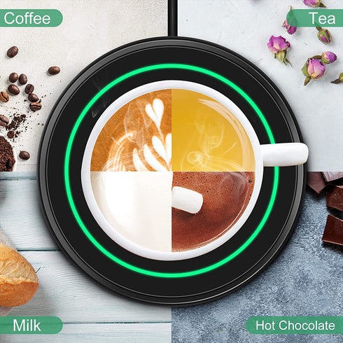 Dimux Coffee Mug Warmer with Automatic Gravity Switch. Electric Beverage Warmers for Office Home Desk Use, Smart Cup Warmer Thermostat Coaster Apply to Hot Coffee? Tea Espresso Milk Candle Wax On/Off