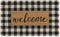 DII Natural Coir Doormat, Checkers Mat, Checkers Welcome, 18X30