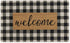 DII Natural Coir Doormat, Checkers Mat, Checkers Welcome, 18X30