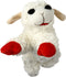 Multipet Plush Dog Toy, Lambchop, 10", White/Tan