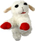 Multipet Plush Dog Toy, Lambchop, 10", White/Tan