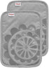T-fal Textiles 97165 Pot Holder, 2 Pack, Gray