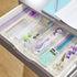 STORi Clear Plastic Drawer Organizers 12" x 3" x 2" l Set of 6