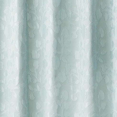 SKL Home Vern Yip Leaf Silhouette Shower Curtain, Aqua