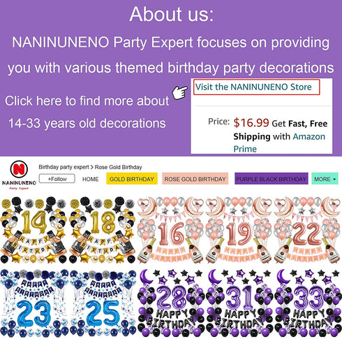 Purple 21 Birthday Decorations, Purple 21st Birthday Decorations for Women Men , Happy 21st Birthday Balloons Party Supplies with Purple Happy Birthday Banner, Number 21 Balloons for 21 Years Old Birthday