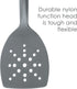 Rachael Ray Tools and Gadgets Spoon, Slotted and Solid Turners Set/ Cooking Utensils - 3 Piece, Gray