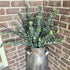 Artificial Plants Stems 34" Tall Faux Bouquet Eucalyptus Leaves Spray Greenery Plants in Dusty Green for Vase Floral Arrangement Wedding Party Decor 4 Branches
