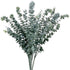 Artificial Plants Stems 34" Tall Faux Bouquet Eucalyptus Leaves Spray Greenery Plants in Dusty Green for Vase Floral Arrangement Wedding Party Decor 4 Branches
