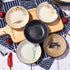 Side Dishes set of 5, Japanese Retro Porcelain Side Dish Bowl Seasoning Dishes Soy Dipping Sauce Dishes