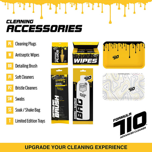 Formula 420 Variety Pack : 1 Bottle Glass Metal Ceramic Pipe Original Cleaner 12 Oz. & 1 Bottle Formula 710 Instant Cleaner 12oz (2 Bottles Total)