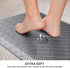 HappyTrends Kitchen Mat Cushioned Anti-Fatigue Kitchen Rug,17.3"x 28",Thick Waterproof Non-Slip Kitchen Mats and Rugs Heavy Duty Ergonomic Comfort Rug for Kitchen,Floor,Office,Sink,Laundry,Grey