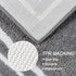 Uphome Bathroom Rugs Gray Non-Slip Bath Mat Soft and Water Absorbent Bath Rug Machine Washable Fluffy Microfiber Floor Mats for Bathroom Tub Sink Shower,20x31 inch
