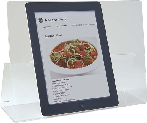 Norpro Acrylic CookBook / IPad / Tablet Holder