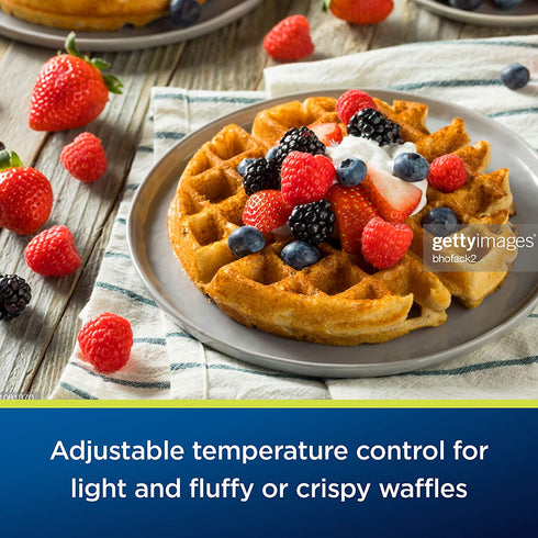 Oster Belgian Waffle Maker, Stainless Steel (CKSTWF2000) 10 Inch