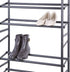 Richards Homewares Stackable Telescoping Shoe Rack, 2-Tier Holds Upto 20-Pair, Matte Black