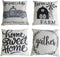 Onivein Farmhouse Sayings Pillow Covers 20x20 Inch Set of 4 Farmhouse Throw Pillow Covers Farm Windmill Truck Sweet Home Farm Throw Pillow Covers Linen Rustic Farm Pillow Case for Home Decor