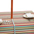 DII Summer Stripe Outdoor Tabletop Collection, Stain Resistant & Waterproof, 60x84 w/Zipper, Stripe