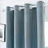 Melodieux Elegant Cotton Blackout Thermal Insulated Grommet Top Curtains/Drapes for Bedroom, 52 by 84 Inch, Navy (1 Panel)