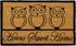 Storm Stopper Printed Coir Mat, 18"x28", Sweet Home Owl