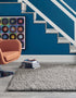 Unique Loom Solo Solid Shag Collection Area Modern Plush Rug Lush & Soft, 2 ft 2 in x 3 ft, Cloud Gray