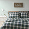 Comfort Spaces Cotton Flannel Breathable Warm Deep Pocket Sheets With Pillow Case Bedding, Twin, Scottish Plaid Green