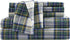 Comfort Spaces Cotton Flannel Breathable Warm Deep Pocket Sheets With Pillow Case Bedding, Twin, Scottish Plaid Green