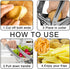 GKDOMS French Fries Cutter, Potato Slicer Stainless Steel Potato Vegetable Fruit Cutter Non-slip Suction Base French Fries Cutter Food Slicer, 1/2-Inch Blade Fries Maker for Potatoes Carrots Cucumbers